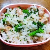 ブロッコリーと豚肉の中華炒めご飯